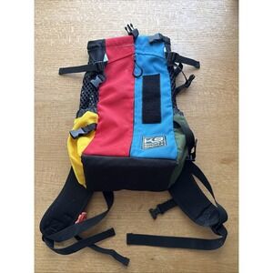 NWOT K9 Sport Sack Air 2 Dog Back Pack Small MultiColor Special Edition Red Blue